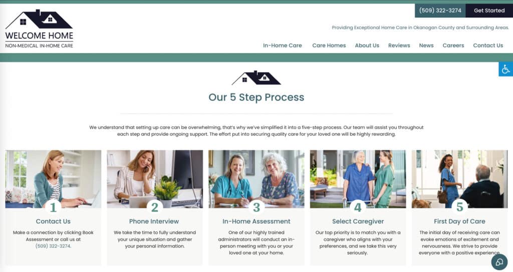 New Website - Same Terrific Home Care