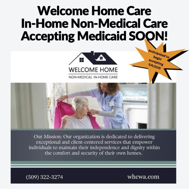 Welcome Home Care to start accepting Medicaid
